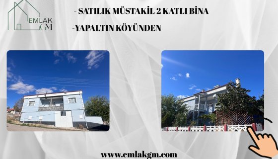 YAPALTIN KÖYÜNDEN SATILIK 3+1 MÜSTAKİL BİNA